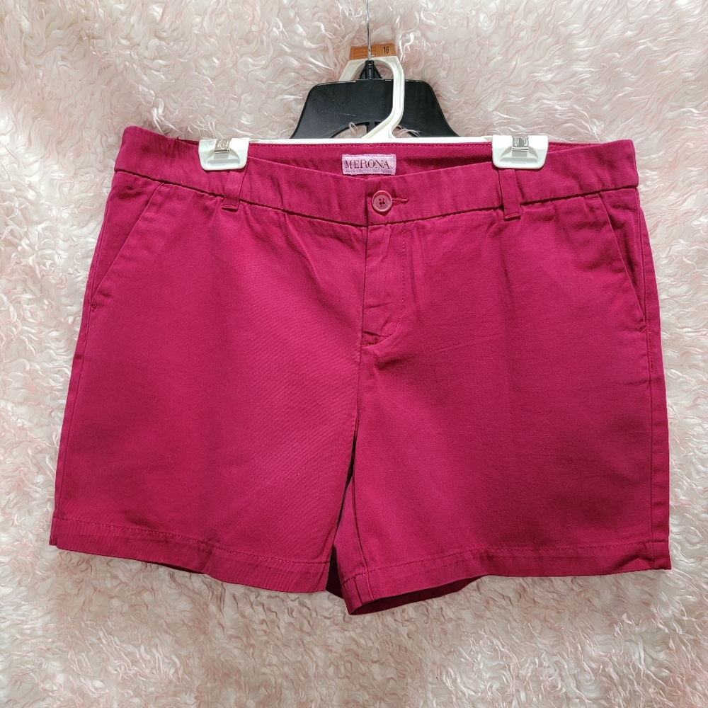 Merona Chino shorts sz 12 5in inseam pink
